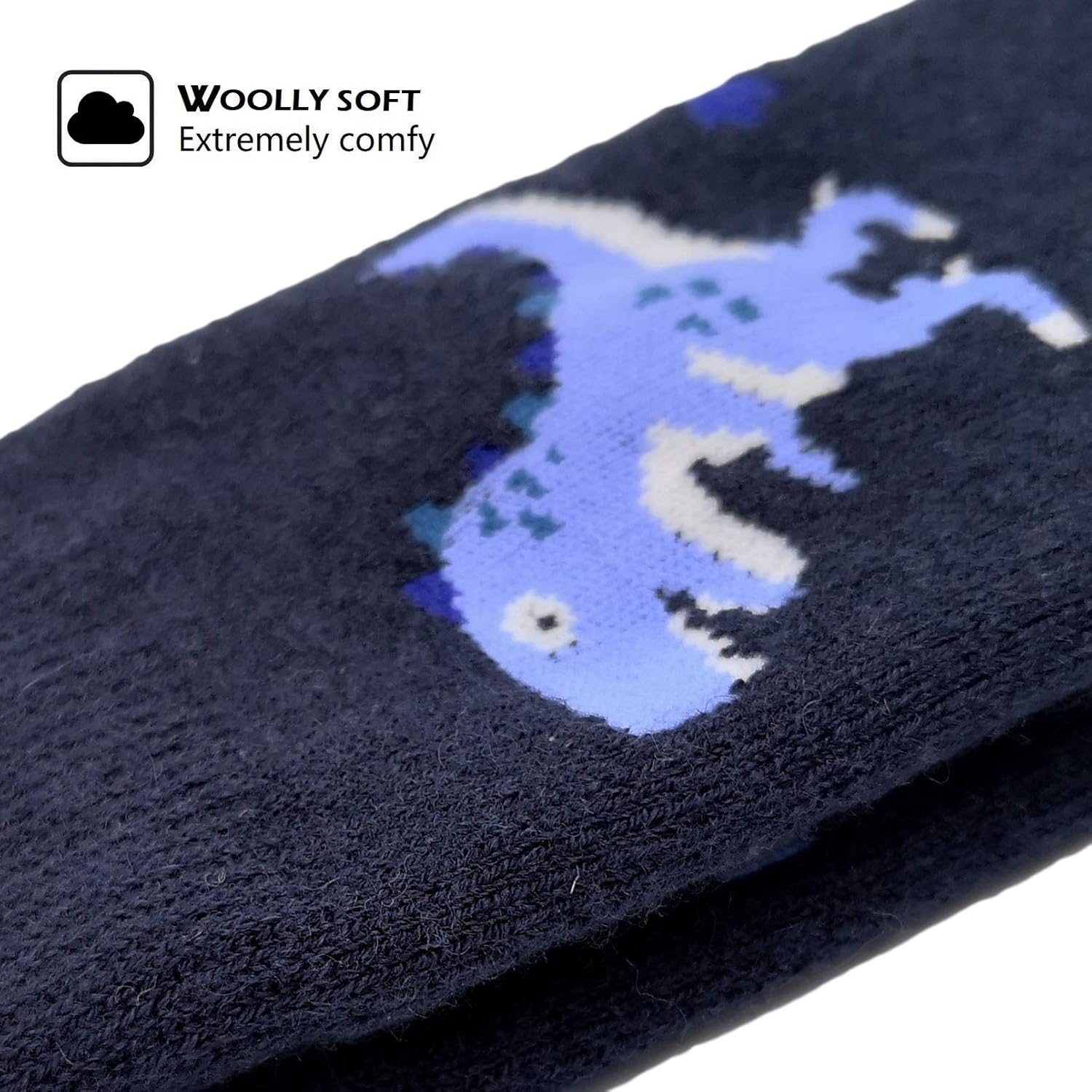 HIGHCAMP 2 Pairs Kids Merino Wool Ski Snowboard Socks Boy Girl Toddler Winter Snow Socks