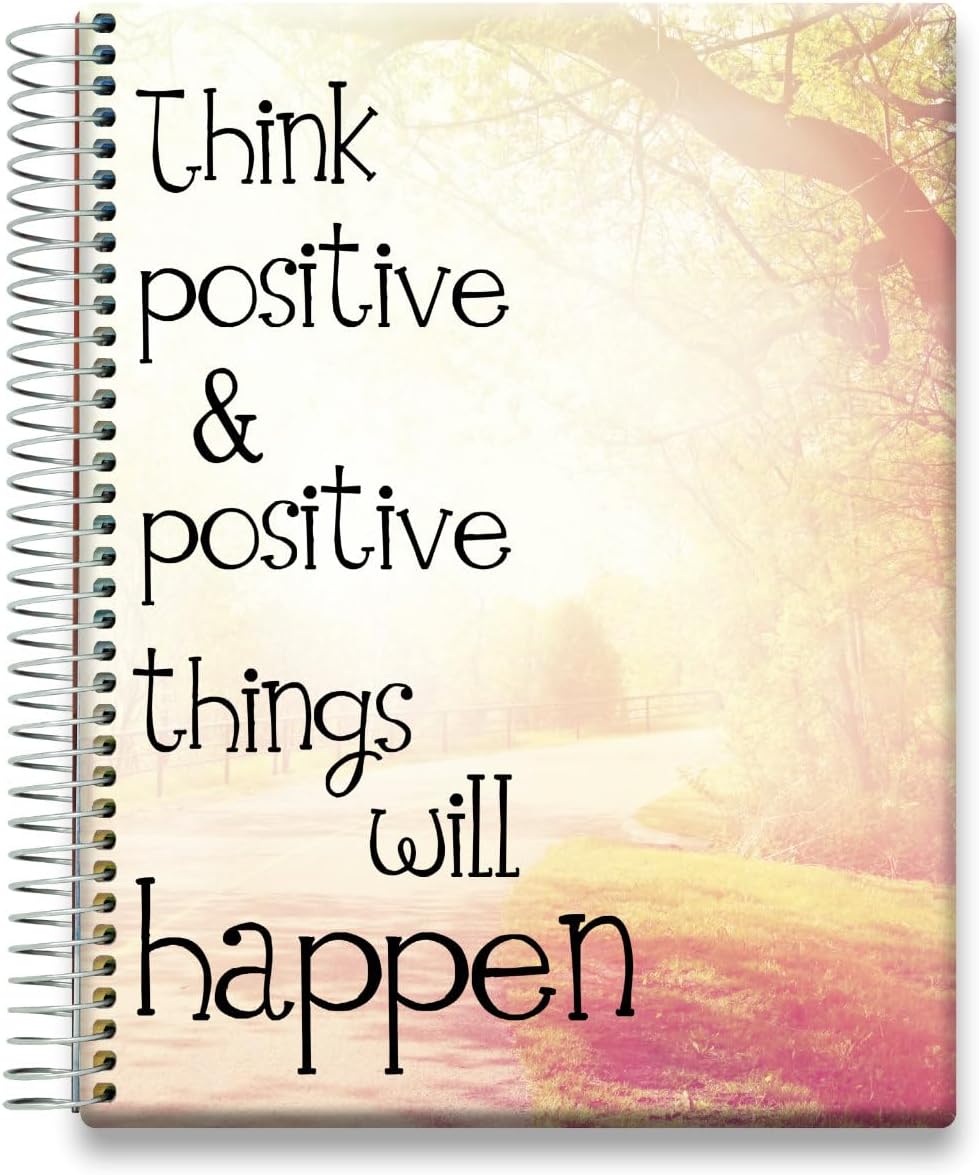 Tools4Wisdom Planner 2026-2027 - Dated April 2026-2027 June - Weekly Monthly Daily Academic Year Calendar with Stickers, Tabs, Pocket & Thick Paper - Spiral Bound 8.5x11 Hardcover - A6J7 - Think Positive