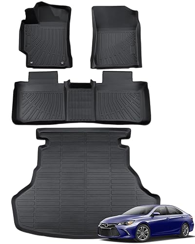Floor Mats Cargo Liner for Toyota Camry 2017 2016 2015