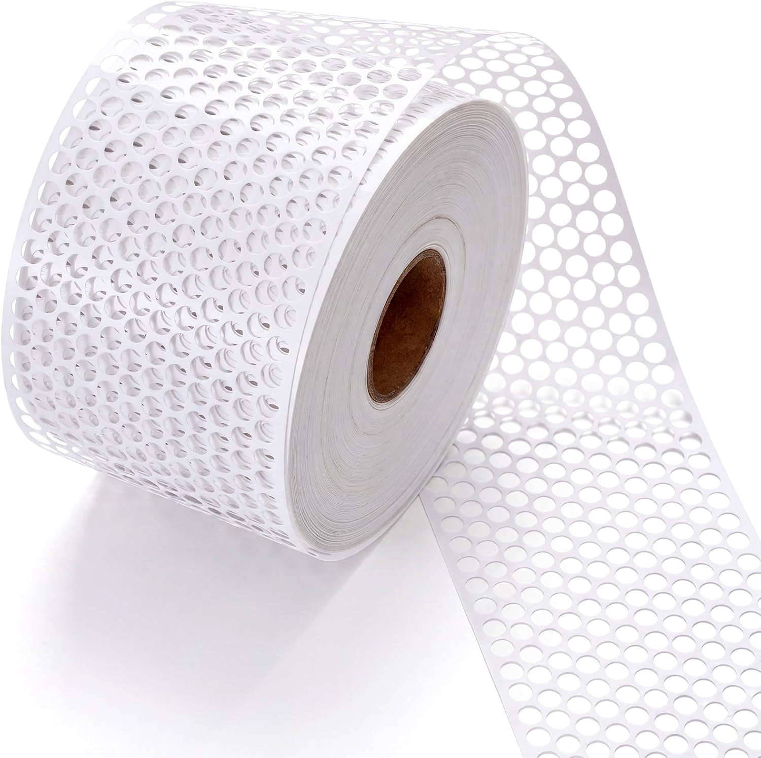 Woanger 50 Yards Homecoming Mum Honeycomb Ribbon, White, 3 1/4"