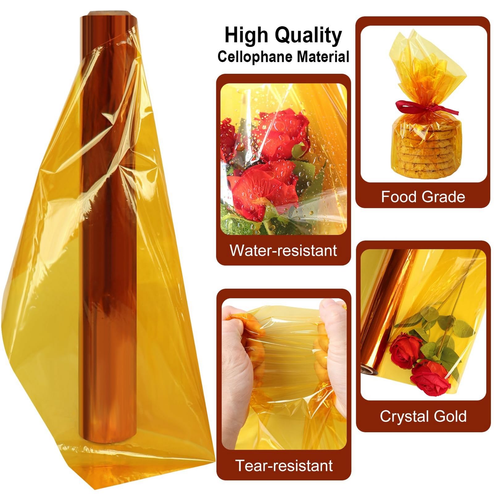 200 fogli di cellophane colorati con fascette intrecciate, fogli di cellophane trasparenti colorati, rotolo di cellophane trasparente, rotolo di cellophane trasparente, divertente carta da regalo per 200 fogli di cellophane colorati con fascette intrecciate, fogli di cellophane trasparenti colorati, rotolo di cellophane trasparente, rotolo di cellophane trasparente, divertente carta da regalo per