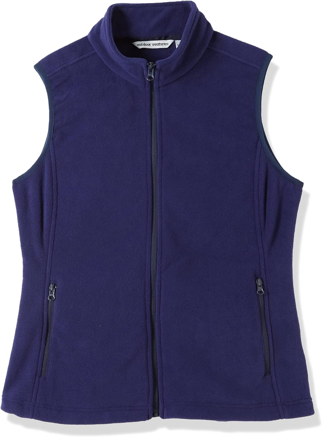 Outdoor Ventures Women's Polar Fleece Zip Vest Outerwear with Pockets,Warm Sleeveless Coat Vest for Fall & Winter - Image 6