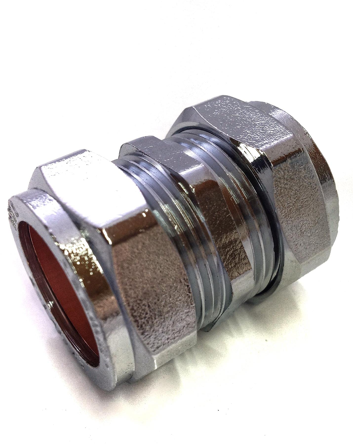 22mm Chrome Coupling - Bag of 2 - FREE Next-Day Delivery