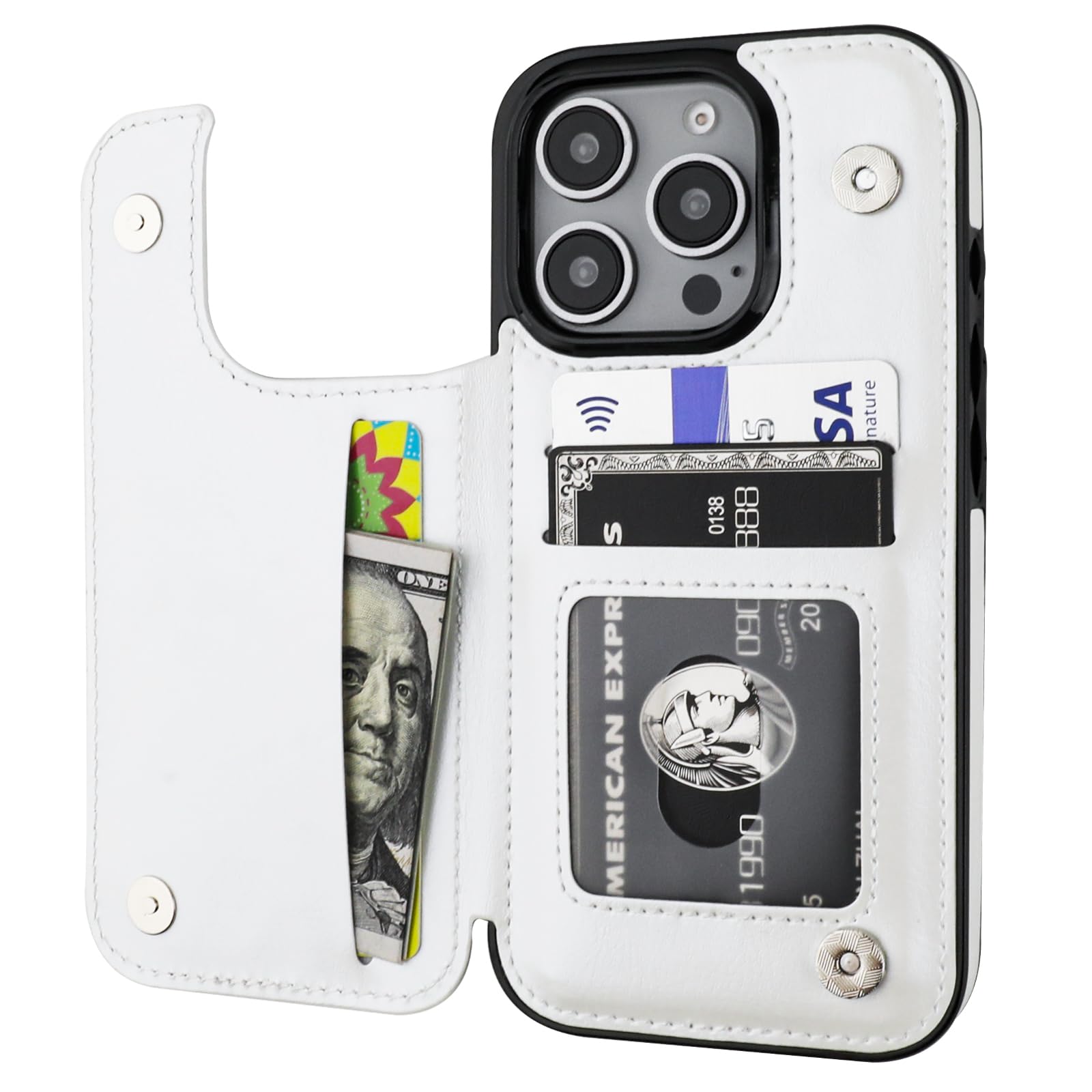 ONETOP iPhone 16 Pro Wallet Case