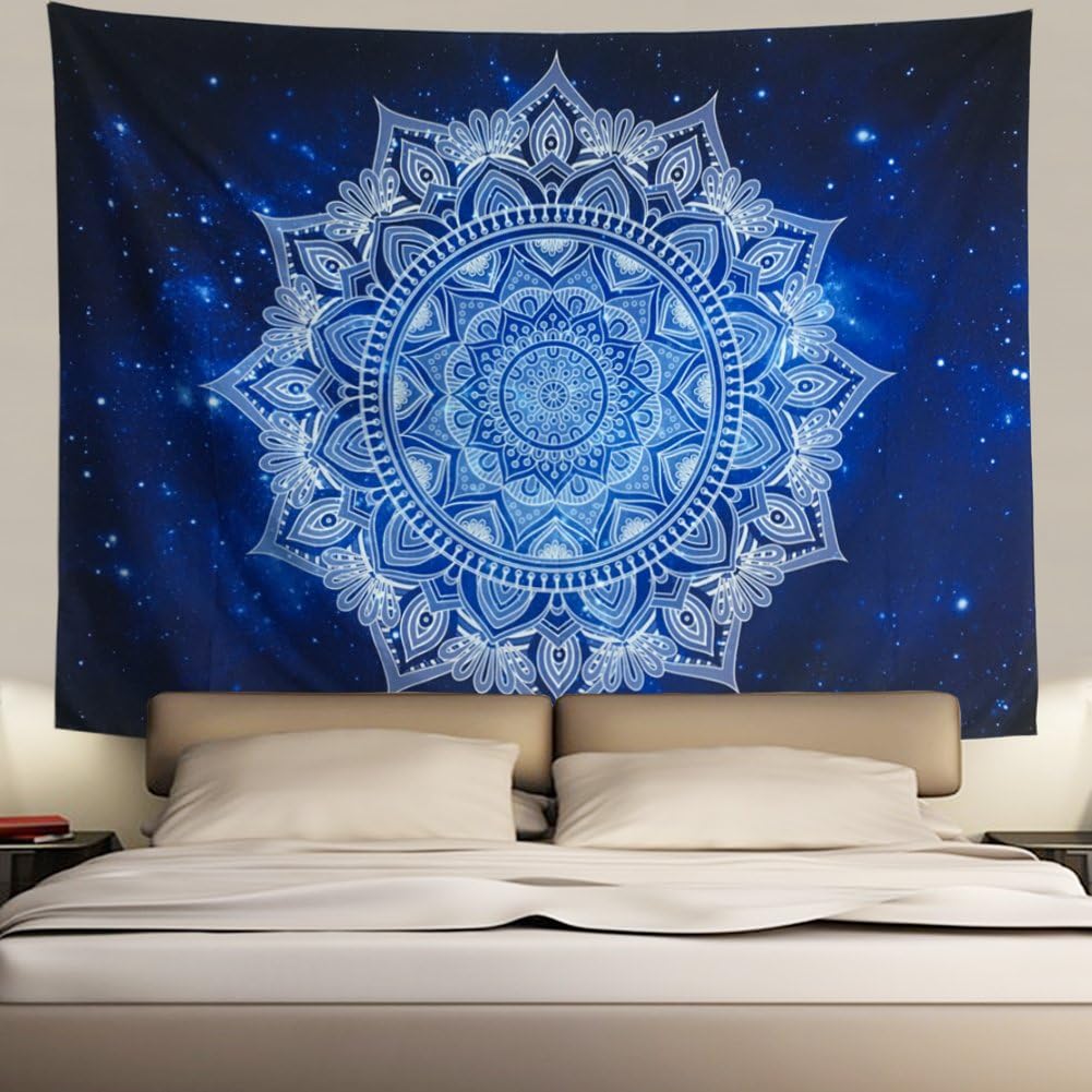 Mandala Tapestry Bohemian Tapestry Psychedelic Tapestry Galaxy Tapestry Hippie Milky Way Tapestry Sky Tapestry for Bedroom Dorm Home Decor