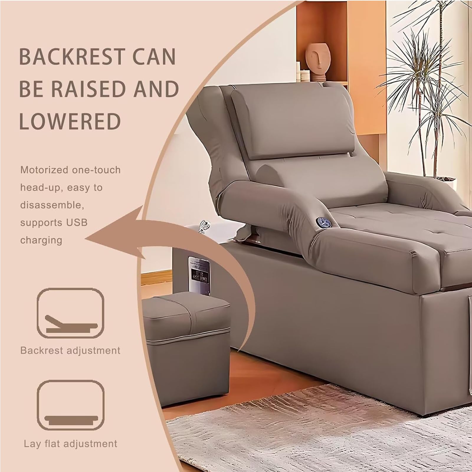 Amazon | 電動バックリフトヘッドマッサージフットマッサージフット 