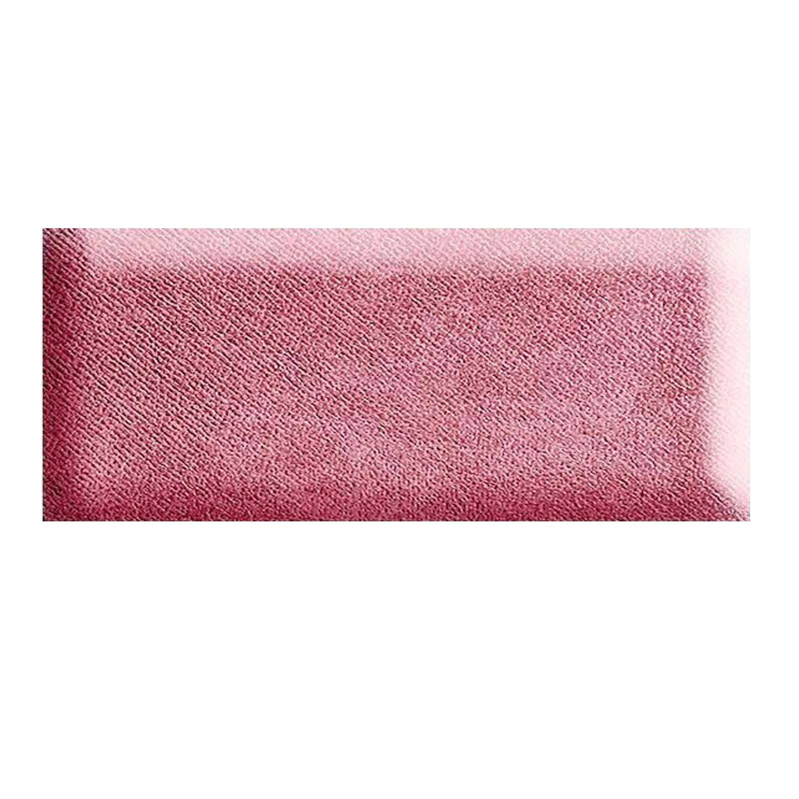 HLTQL Wall Padding Bedroom、Upholstered Soft Wall Panels and Padded Boards、Padded Wall Panels Bed、Headboard Panels for Wallanti Collision Wall Padding(#Deep pink,20x50cm)