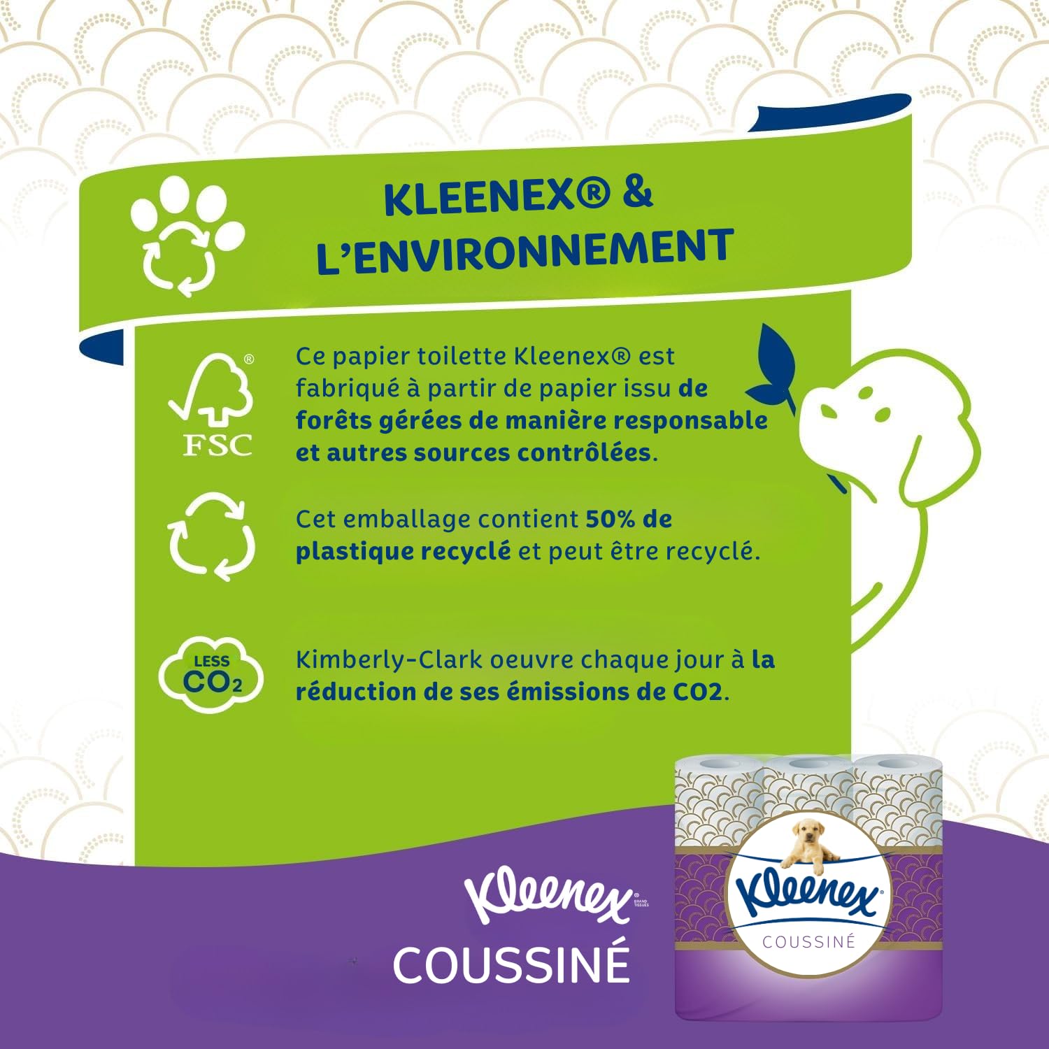 Kleenex® Papier Toilette Coussiné P6 (x6)