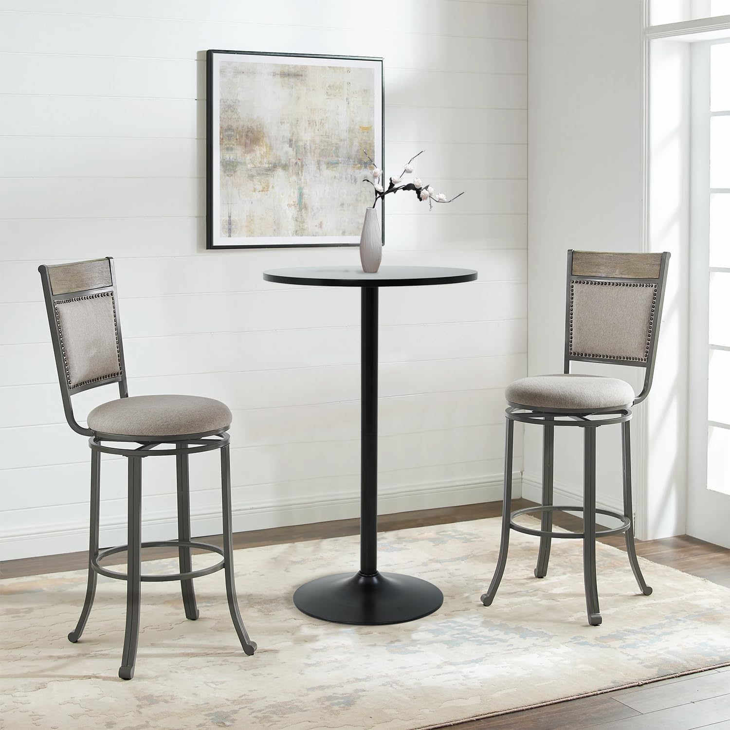 Amazon.com: Round Bar Table 2 Set 40