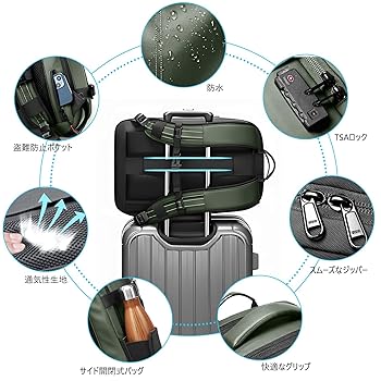 Amazon.co.jp: 60L 真空圧縮リュックサック メンズ向け 旅行用