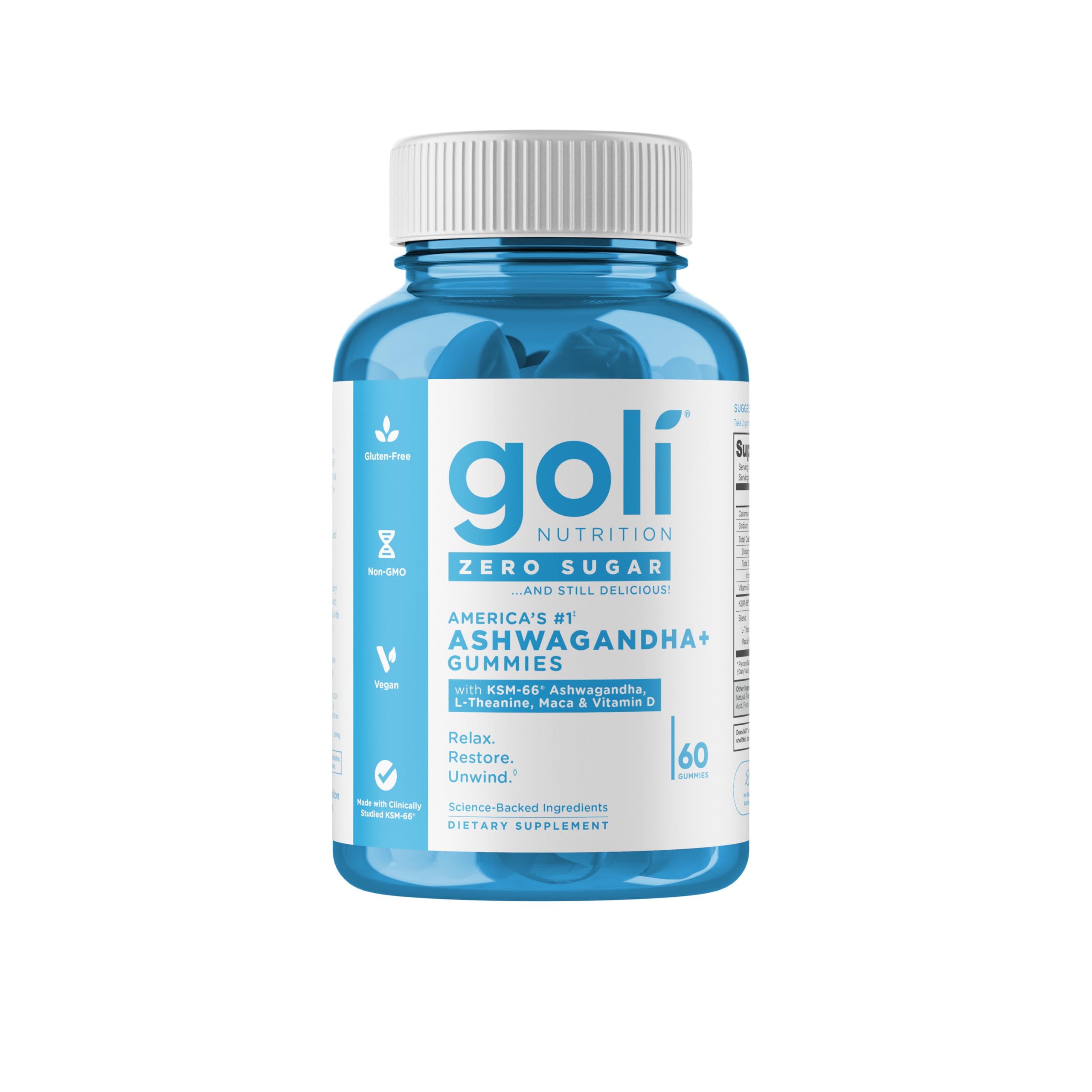 Goli Zero Sugar Ashwagandha Gummies
