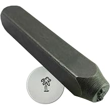 Jewellers Tools 6mm Palm Tree Punch Metal Stamping Tool