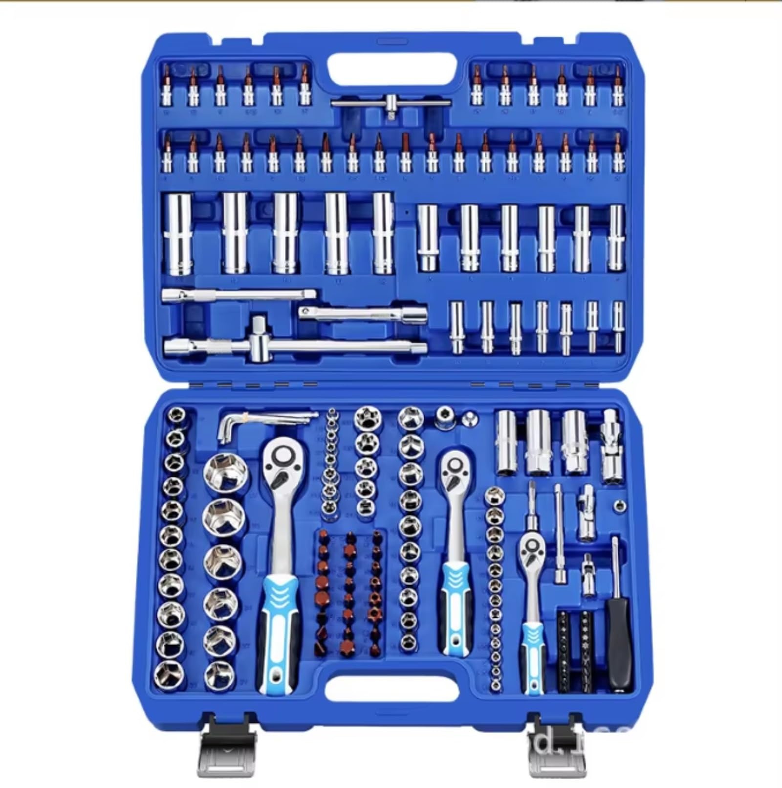 Set attrezzi da officina 44 Pezzi 1/2 "Kit Strumenti Manutenzione Automatica Kit Riparazione Auto Multifunzione Strumenti Riparazione Kit Di Strumenti Per La Casa Con Utensili Manuali