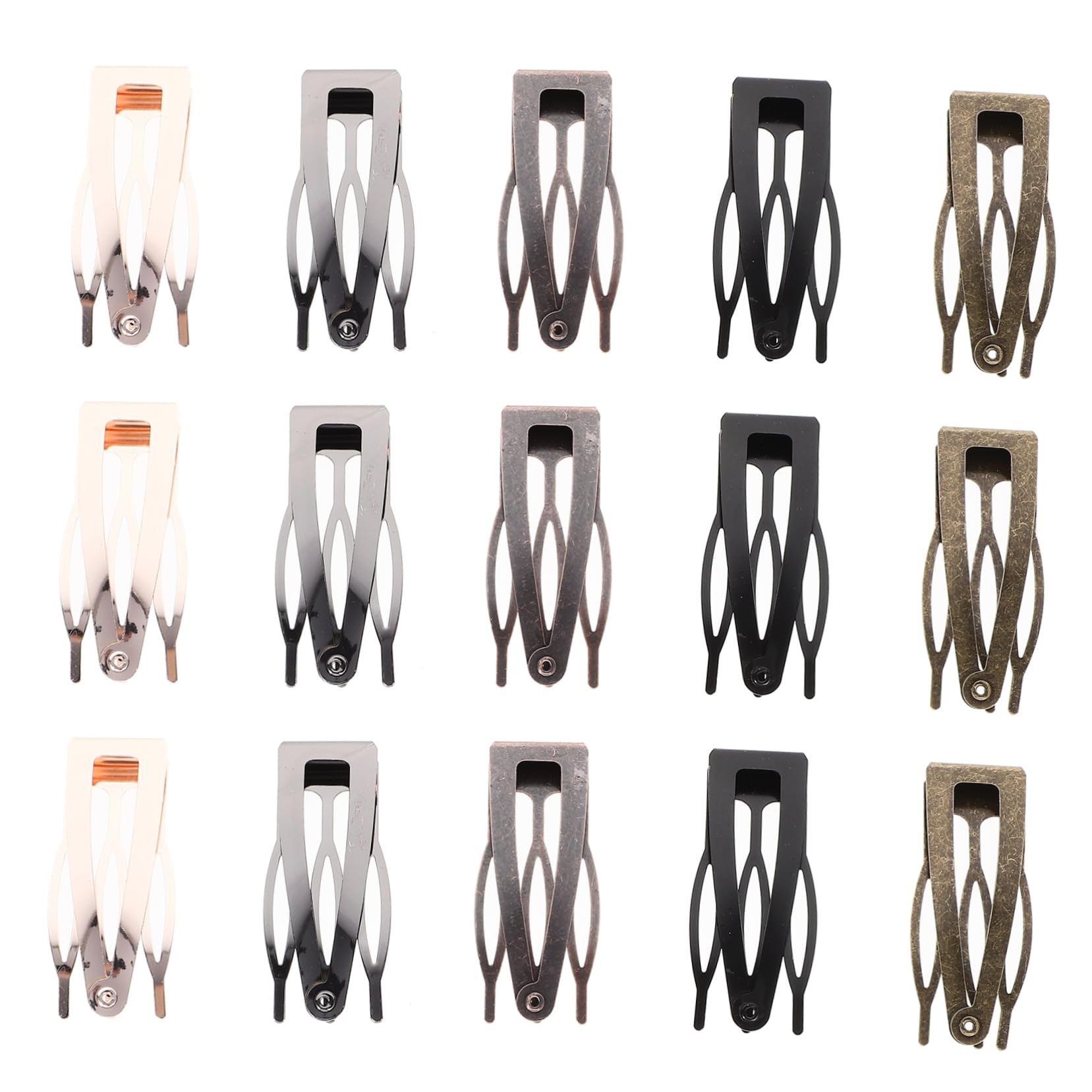 40 Pinzas Cabello de Metal para Mujeres y Niñas, Diseño Elegante y Creativo, Fáciles de Usar y Resistentes, Accesorios para Cabello Corto