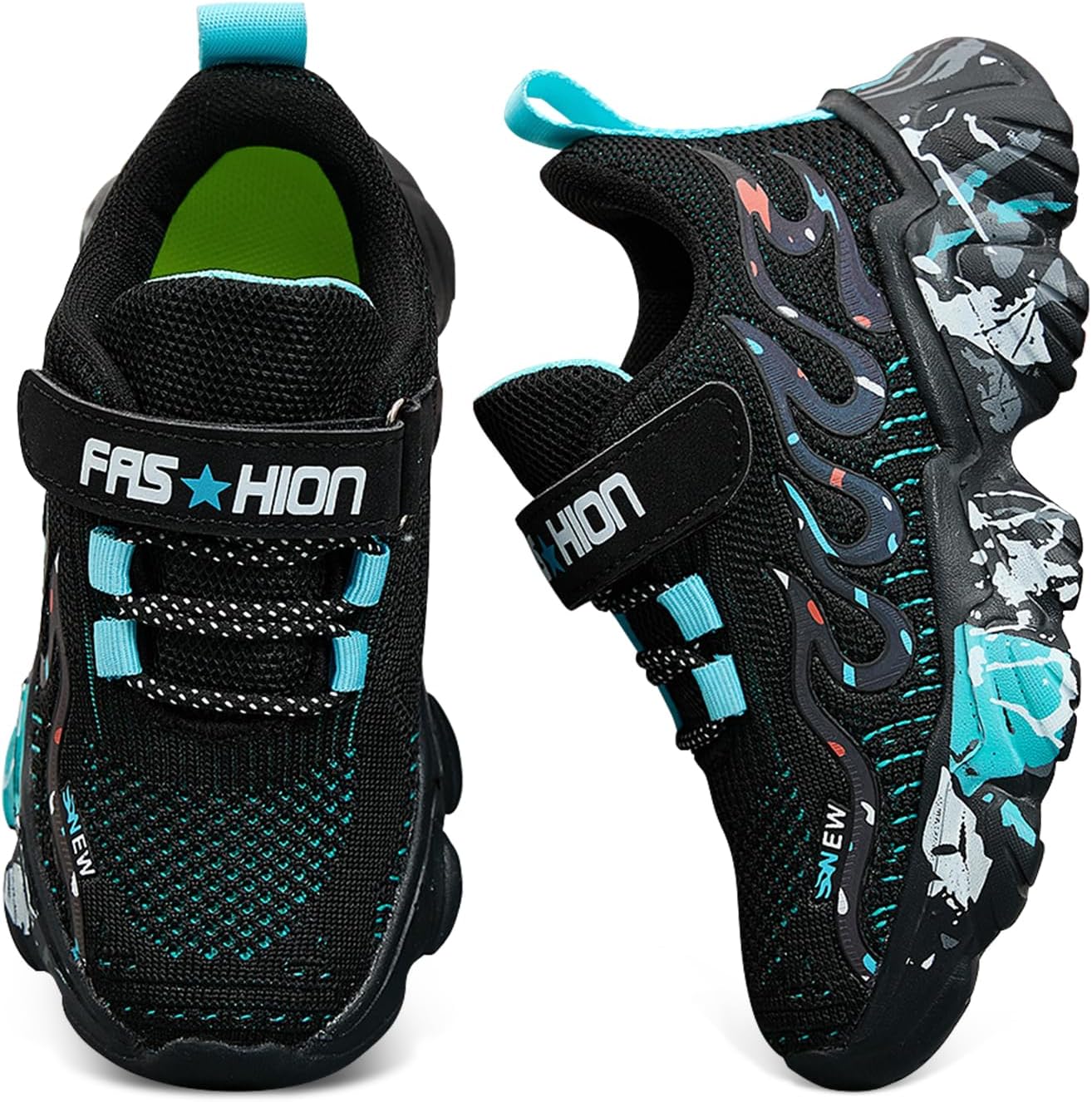 Boys Girls Sneakers Slip On Athletic Running Shoes - Image 7