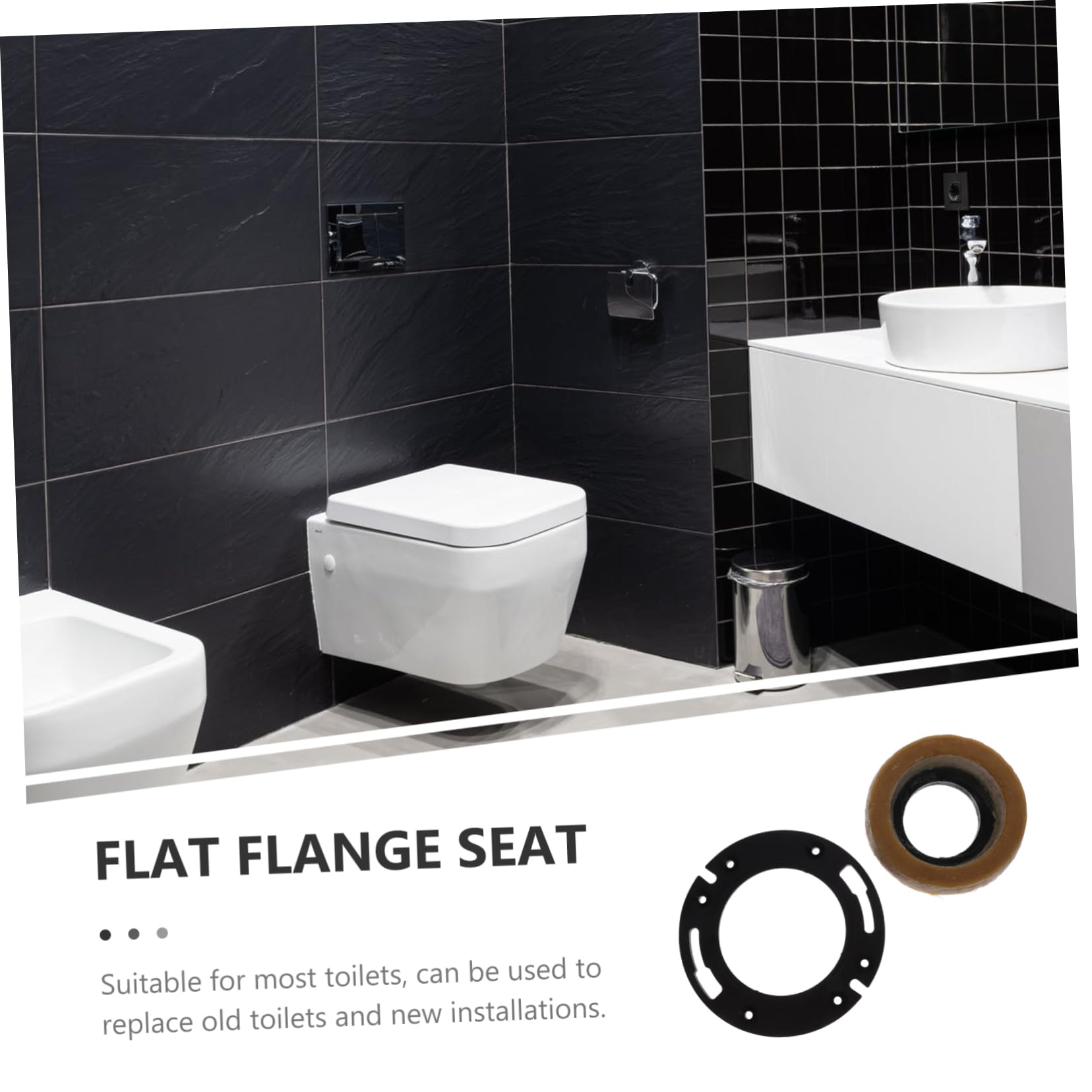 Wc Wc-dichtungsring Wc-flansch für Badezimmer Wc Wc-flansch Wc-dichtungsring Dichtung für Installationsset
