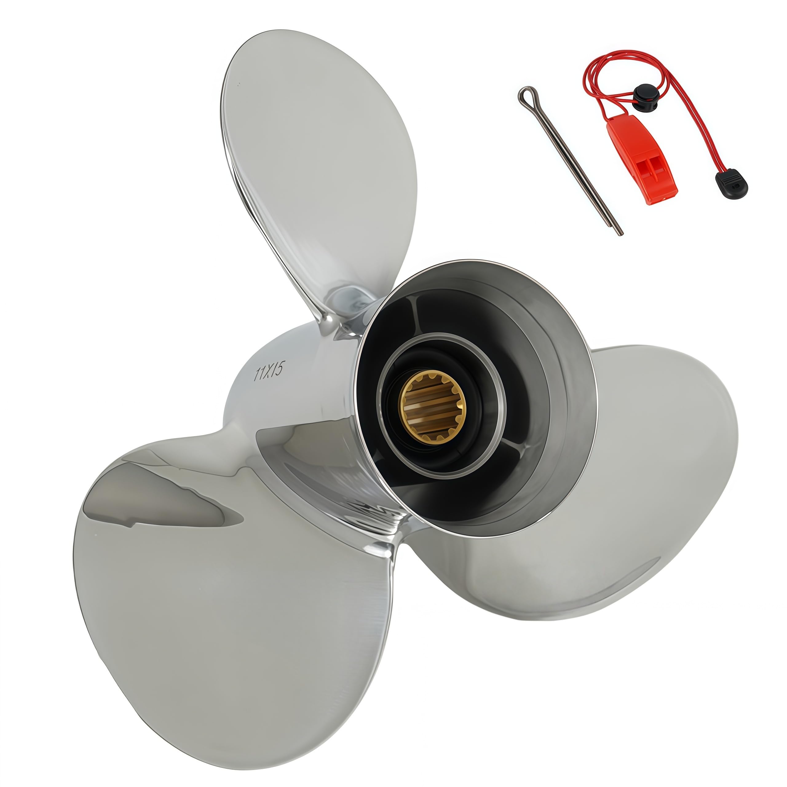 Hélice Evinrude 40HP 50HP résistant pour éliminer les vibrations - 8