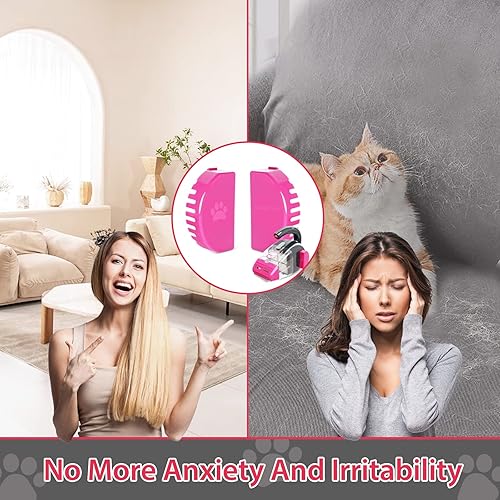 Miniatura 7 de KeeTidy Wind Ear compatible con Bissell Pet Hair Eraser aspiradora de mano, modelo 33A1, 47R51, 33A1W. Borrador de pelo de mascotas, cubierta