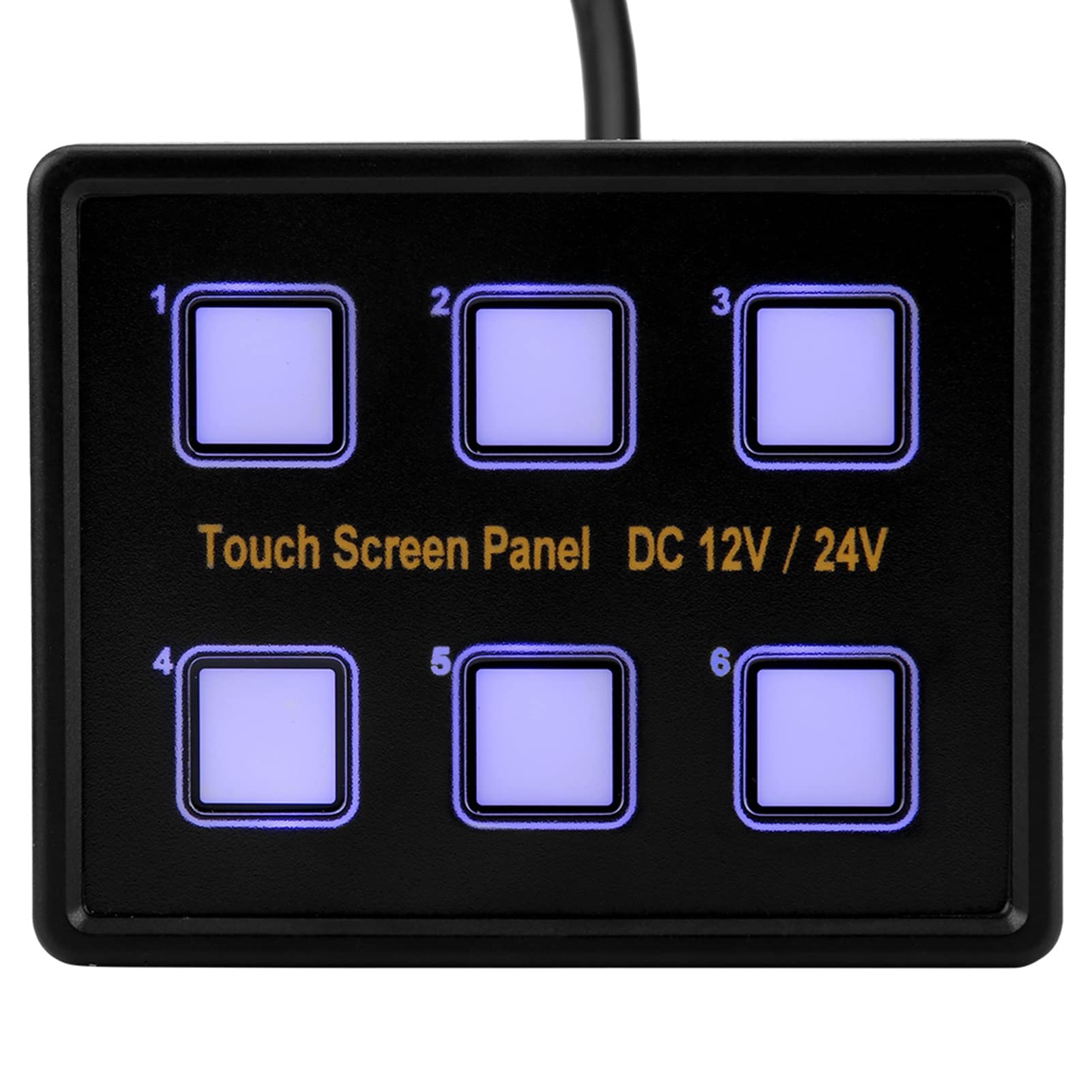 Wodoodporny Panel Dotykowy 6-obwodowy, Dotykowy Panel Sterowania LED, 6