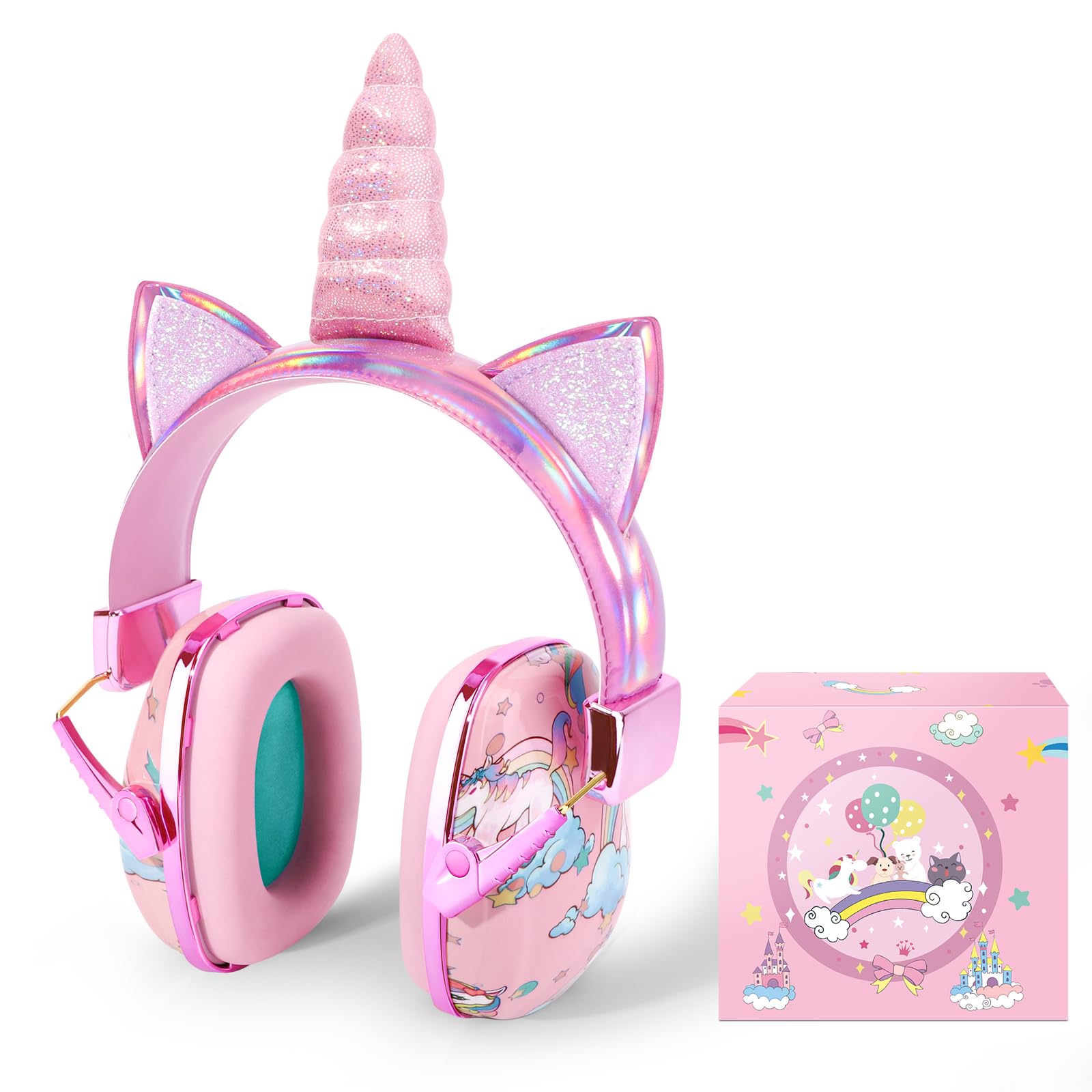 homicozy Kids Ear Protection - Noise Cancelling Sound Proof Earmuffs/Headphones for Toddlers, Children & Adults