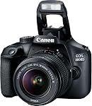 Canon EOS 4000D DSLR Caméra avec EF-S 18-55mm f/3.5-5.6 III Lentille + Deluxe Accessoire Bundle