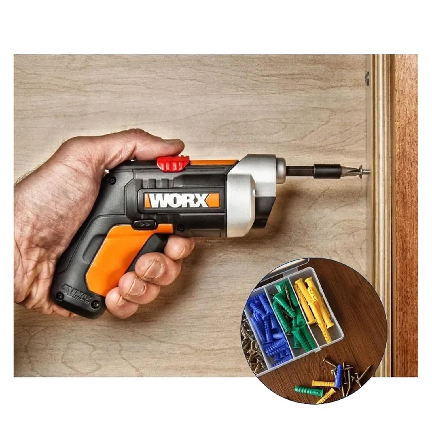 232PCS Plastic Self Drilling Ribbed Drywall and Wall Anchors with Screws Kit Wall Plug Anchor Expansion Bolt Pipe Column