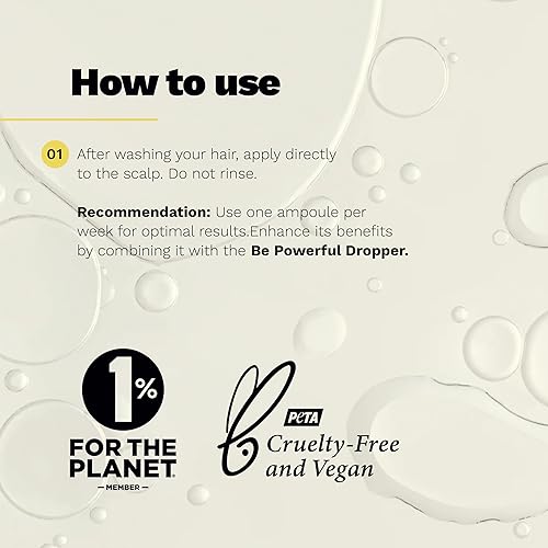 Miniatura 7 de Ampolla para el crecimiento del cabello con biotina y jengibre, controla la pérdida de cabello, estimula el cuero cabelludo y fortalece las raíces,