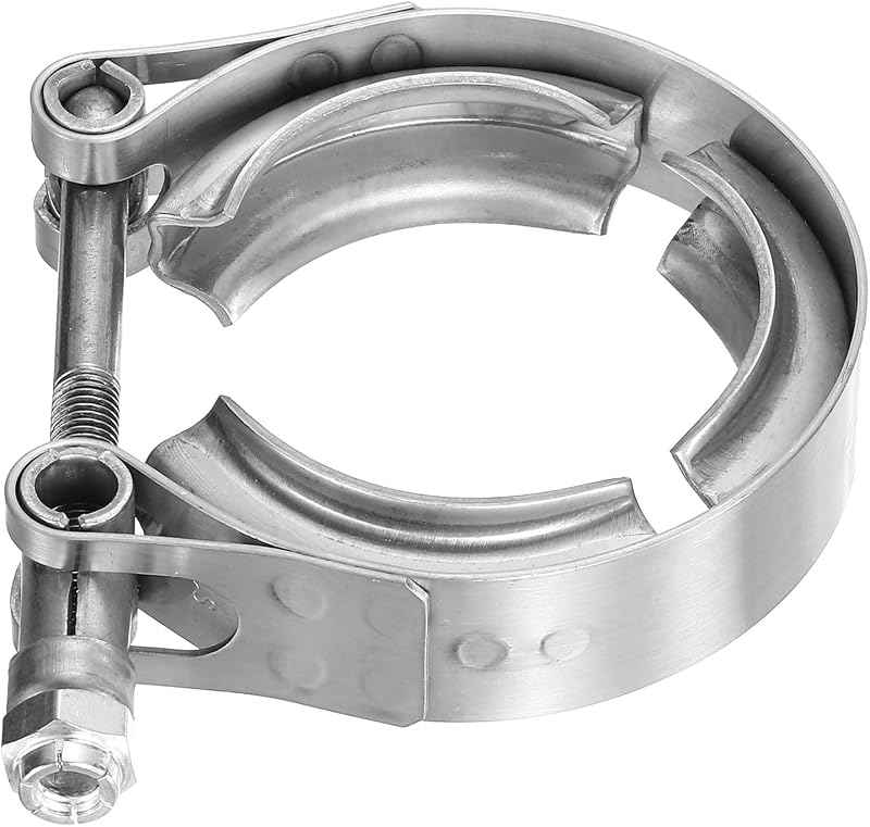 Abraçadeira V-Band uxcell 38 mm em aço inoxidável 304 para sistema de escapamento – 1 unidade