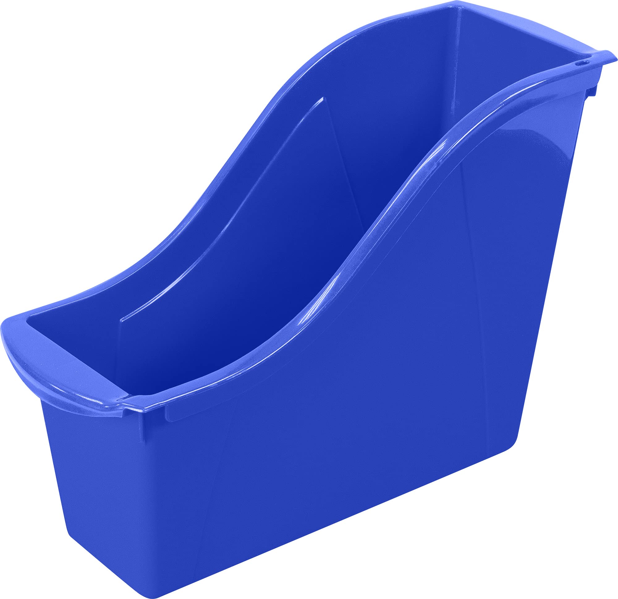 Storex Kleiner Bücherkorb 6er-Pack Kunststoff-Organizer Blau 71108C06C