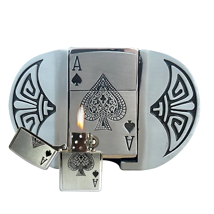 Amazon | OKKTRラッキーポーカーカードベルトバックル
