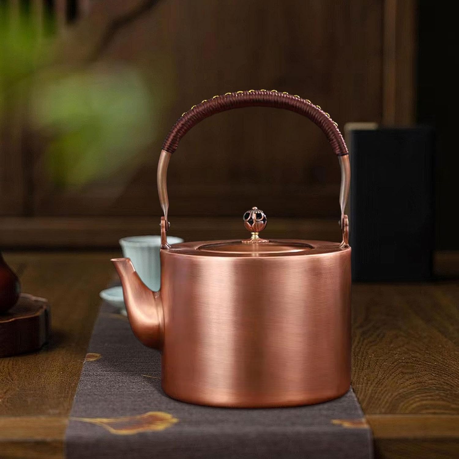 Premium Copper Tea Kettle for Home, B