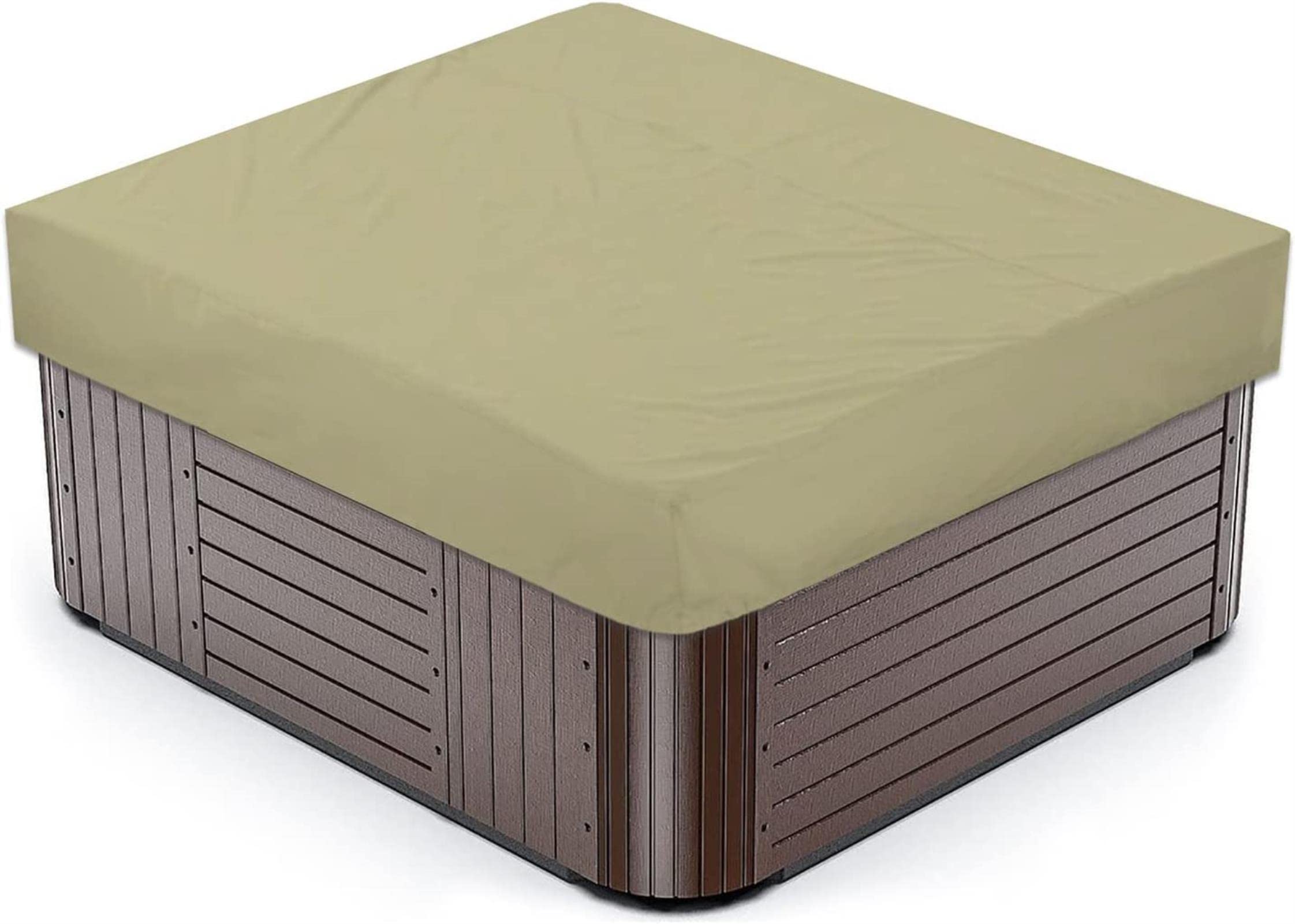 Couverture De Protection Pour Spa Extérieur - 231x231cm - Imperméable & Anti-UV - Noir