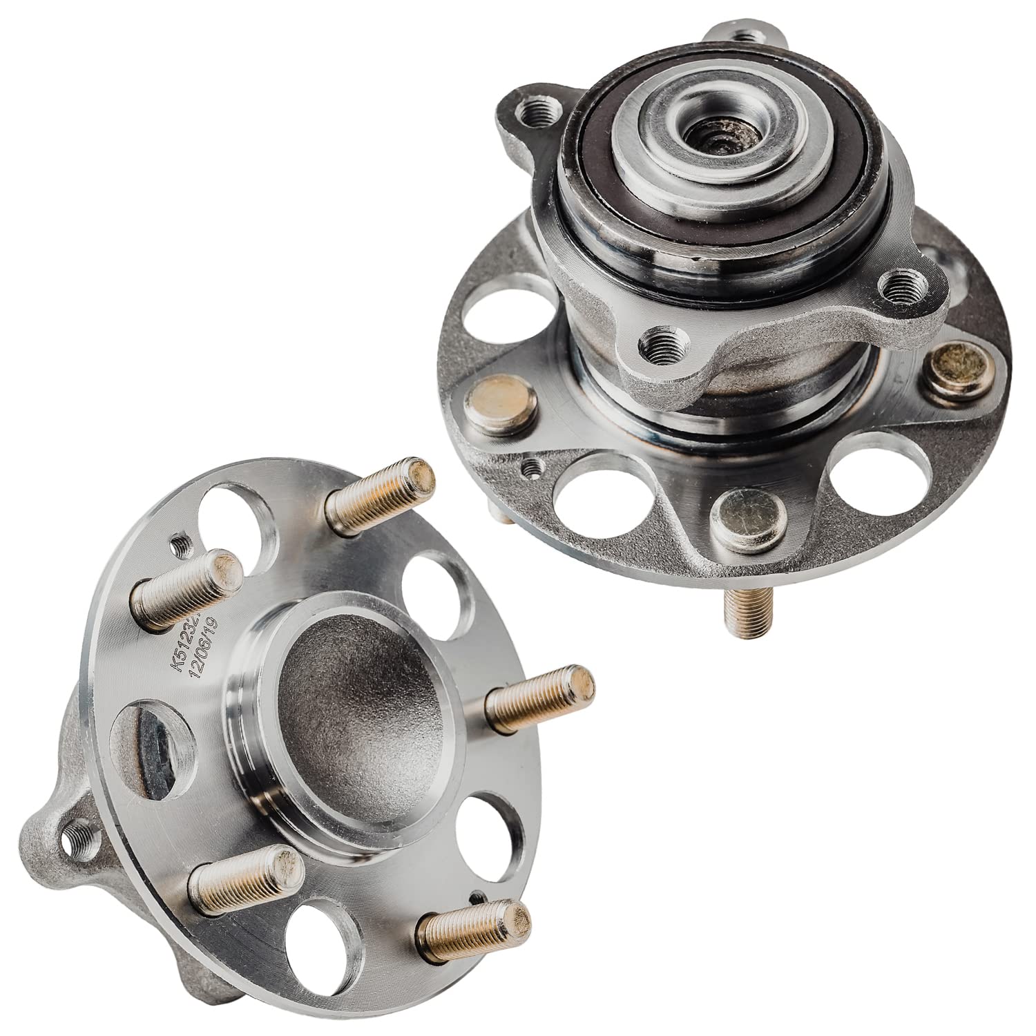 Detroit Axle - Pair Rear Wheel Bearing Hubs for 2005-2007 Honda Accord