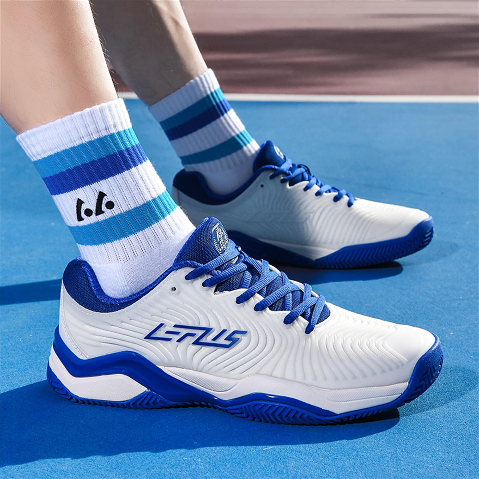 JiuQing Badminton buty męskie i damskie, do siatkówki, tenisa, antypoślizgowe, do użytku wewnątrz i na zewnątrz, buty treningowe