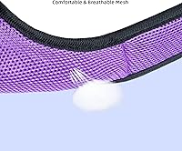 Vista 3 de Niteangel Arnés suave ajustable con correa elástica para conejos (L, negro)