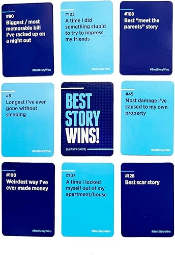 Miniatura 2 de Mejor historia gana [un juego de fiesta] de jugosos iniciadores de conversación. Solo historias reales | Oferta Prime | Ideal para la noche de