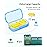 ZIKEE 7 Packs Extra Large Pill Organizer, Portable Pill Box 7 Day for Pocket, Purse, Weekly Pill Case with Dual-Protection Design, Pill Container for Medication, Vitamin, Fish Oil, Supplement, Black