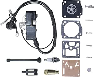 Amazon: Zkqlzoqi Ignition Coil Carb Repair Kit For Husqvarna 362