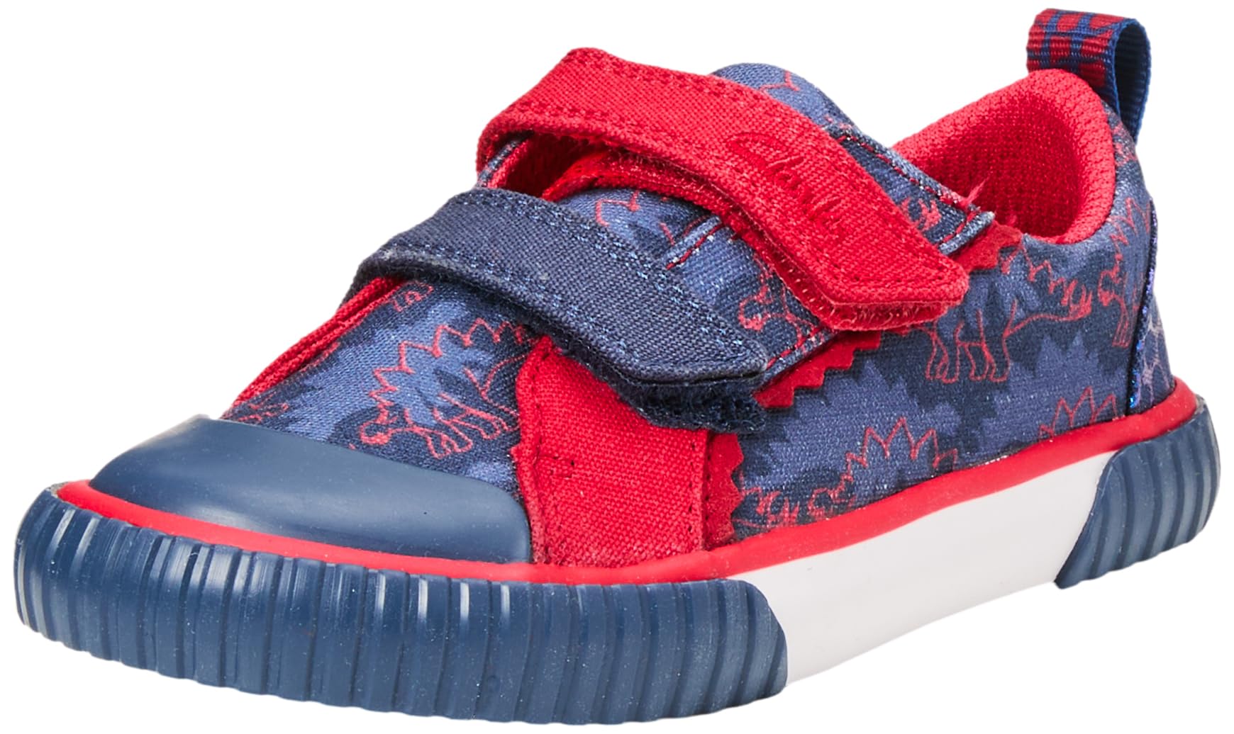 Clarks Foxing Tri T Childrens Navy/Red, 5.5