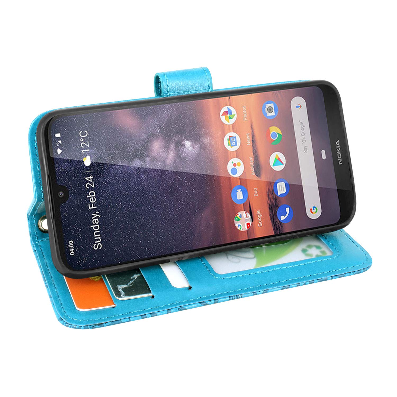 Harryshell Nokia 3v Case Nokia Case Kickstand Flip
