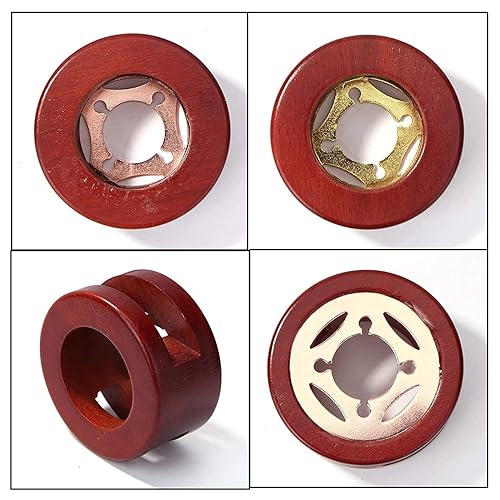 Miniatura 4 de Kit de fusión de calentador de sellos de cera, herramienta de horno de cera de sellado de madera con cuchara de fusión para letras vintage, sobre de