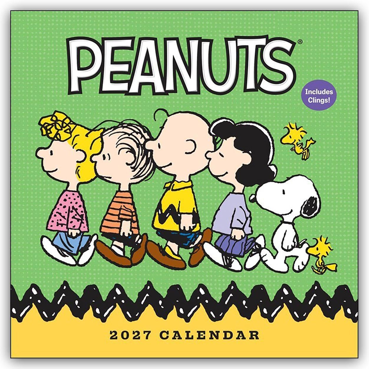 PEANUTS® 2027 Wall Calendar with Clings: Original Andrews McMeel-Kalender [Kalender]