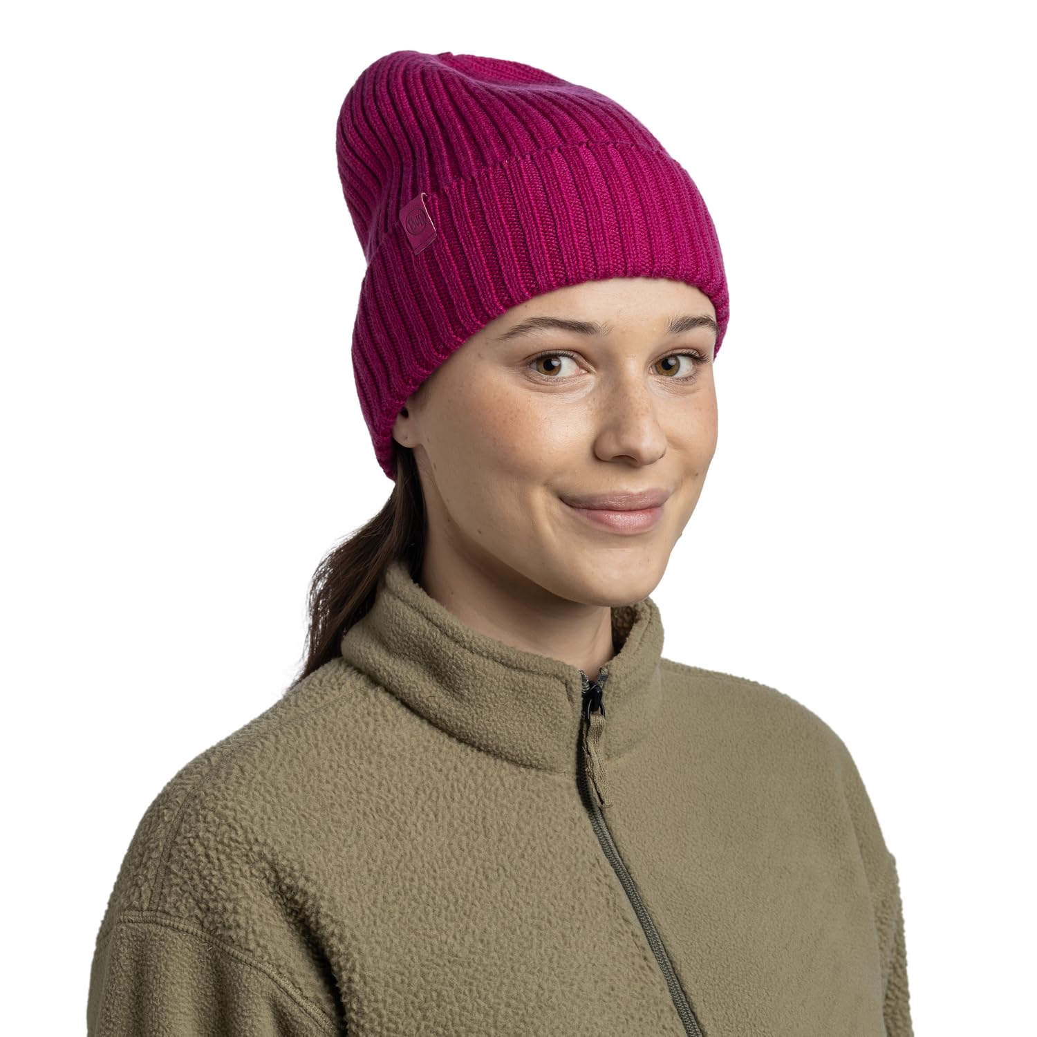 Buff Dzianinowa czapka dla mężczyzn i kobiet, dla dorosłych, zimna, praktyczna, wszechstronna, modna, termoizolacyjna, wygodna, jeden rozmiar, fioletowy