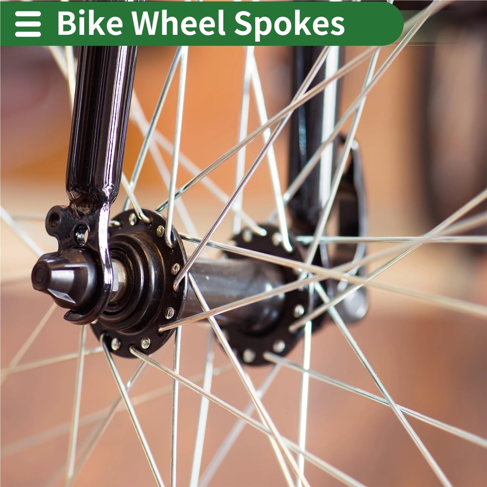 Szprycha do koła rowerowego, Szprychy Rowerowe 14G Stal Węglowa Czarne 36szt 125-269mm