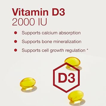 PROTOCOL FOR LIFE BALANCE Vitamin D3 2,000 IU, 120 Softgels