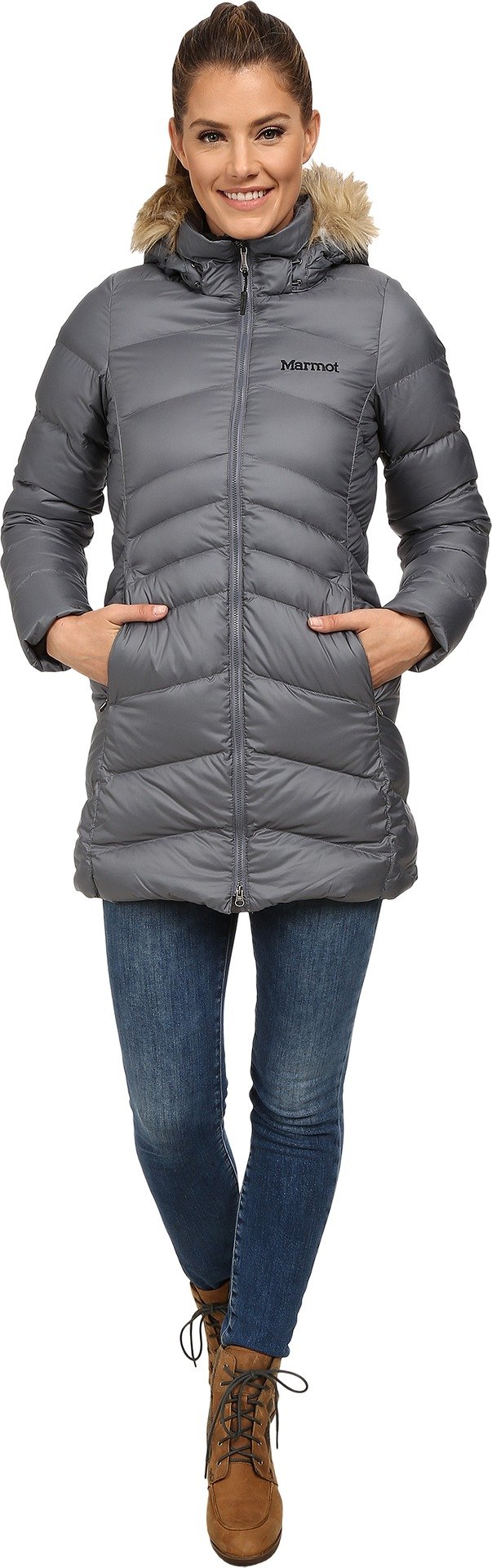 MARMOT Women's Montreal Mid-Thigh Length Down Puffer Jacket