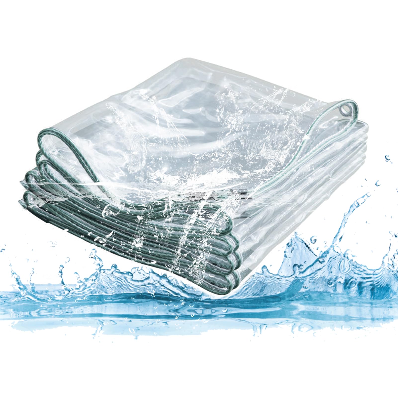 TELO COPERTURA ESTERNO OCCHIELLATO IMPERMEABILE MARRONE 5x8m G70734 GEKO