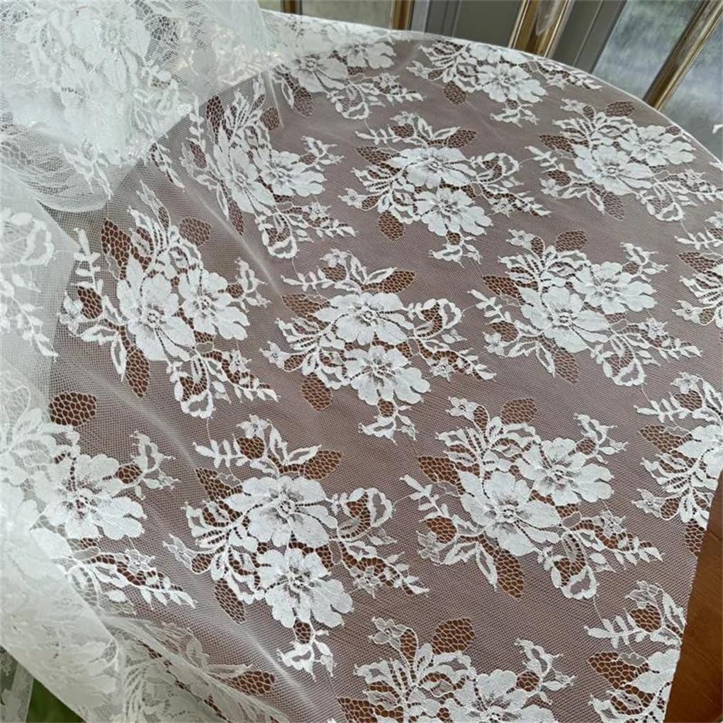 Koronkowa tkanina bawełniana, Projektant ręcznie robionej koronki z cekinami i haftowanej siateczki do sukien ślubnych, szycie na metry(French Lace)