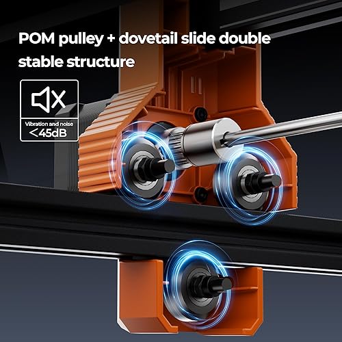 Miniatura 4 de Grabador láser, ACMER 7 W (7000 mW), salida de 48 W, precisión de 0.000 in, área de 11.811 x 11.811 in, velocidad de 393.701 inmin, para madera,