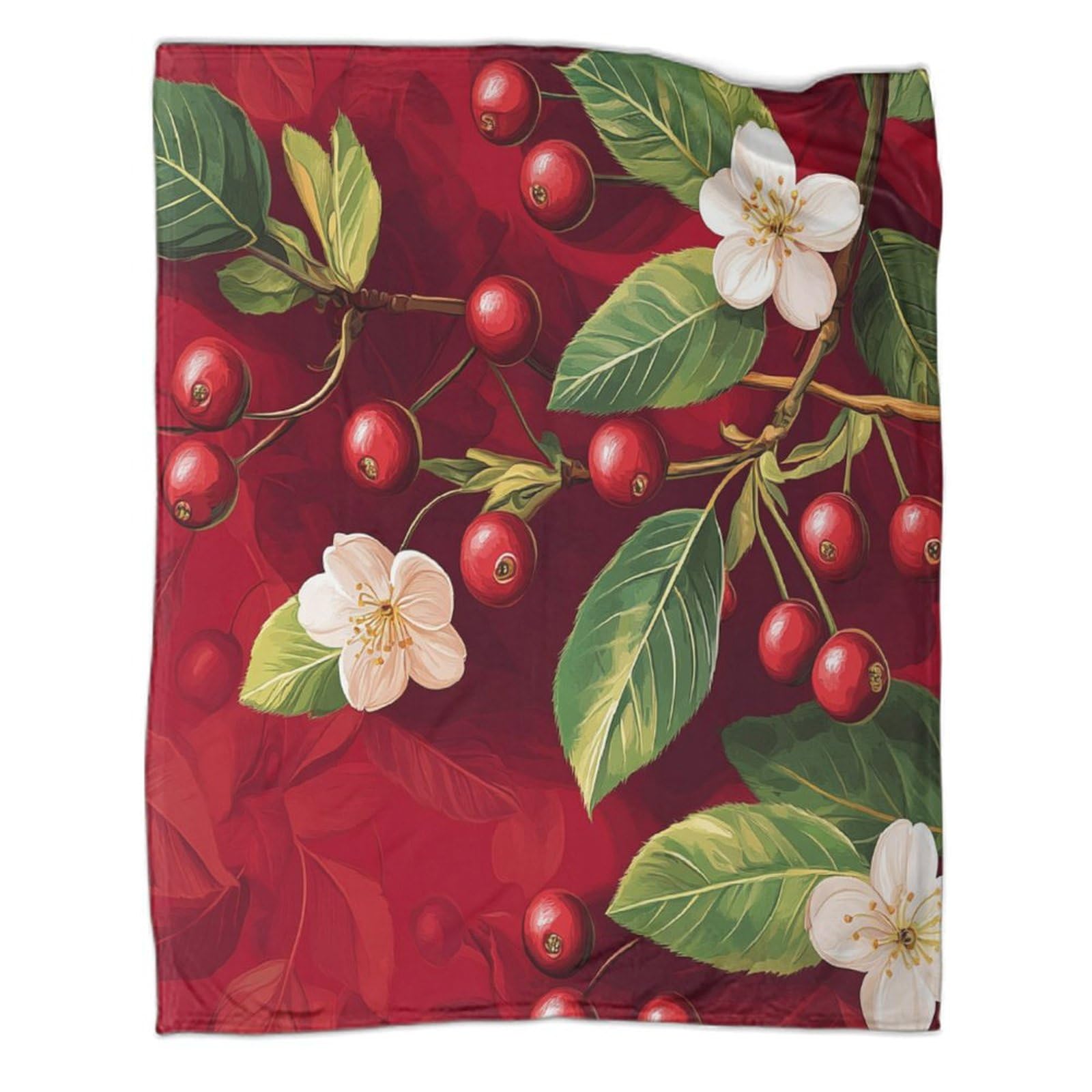 Couverture cerise en dortoir étudiant pour des nuits douces